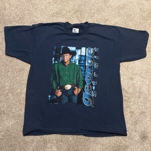 George Strait Country Music Festival Tee - Navy and Green